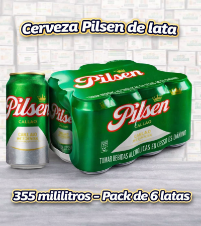 Cerveza Pilsen en lata